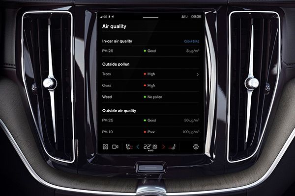 Un air plus pur dans les véhicules VOLVO grâce à une technologie sophistiquée.